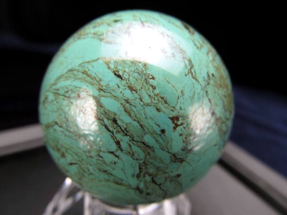 ターコイズ トルコ石 丸玉 12月誕生石 ターコイズブルー