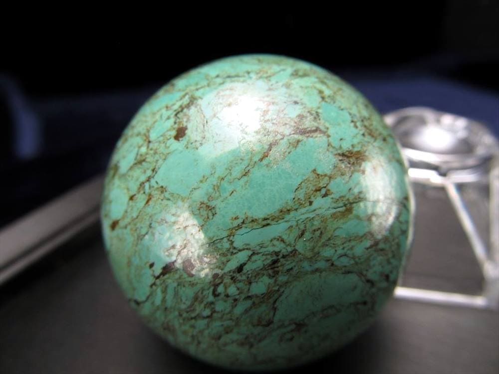 ターコイズ トルコ石 丸玉 12月誕生石 ターコイズブルー