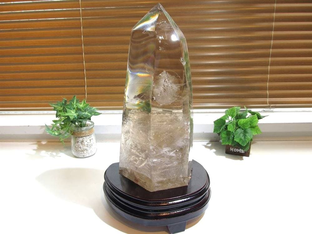 水晶 ポイント 置物 原石 クリスタル