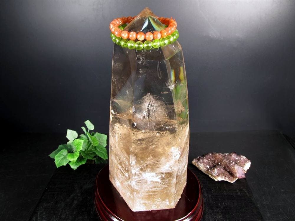 水晶 ポイント 置物 原石 クリスタル