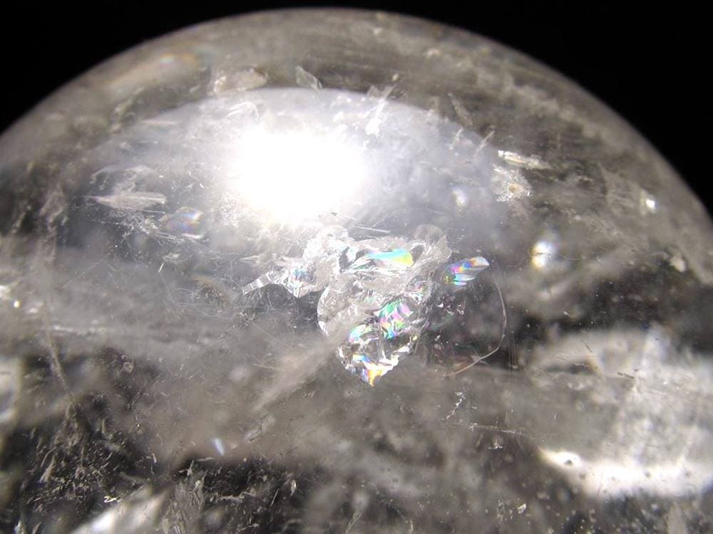 水入り水晶 丸玉 水晶 クォーツ 天然石