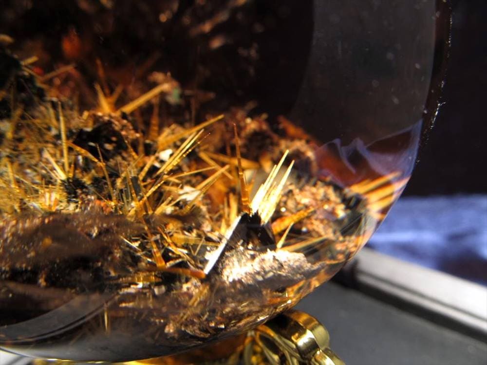 ゴールドルチルクォーツ ルチレイテッドクォーツ スモーキークオーツ スフィア 丸玉