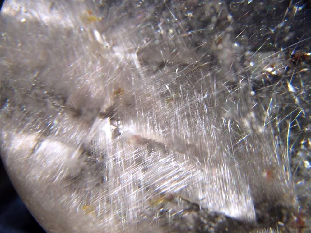 プラチナルチルクォーツ ルチレイテッドクォーツ ブルッカイト スフィア 丸玉