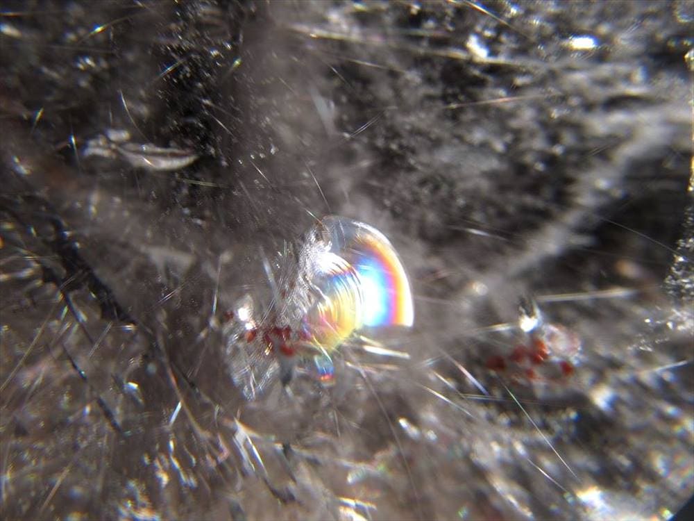 プラチナルチルクォーツ ルチレイテッドクォーツ ブルッカイト スフィア 丸玉