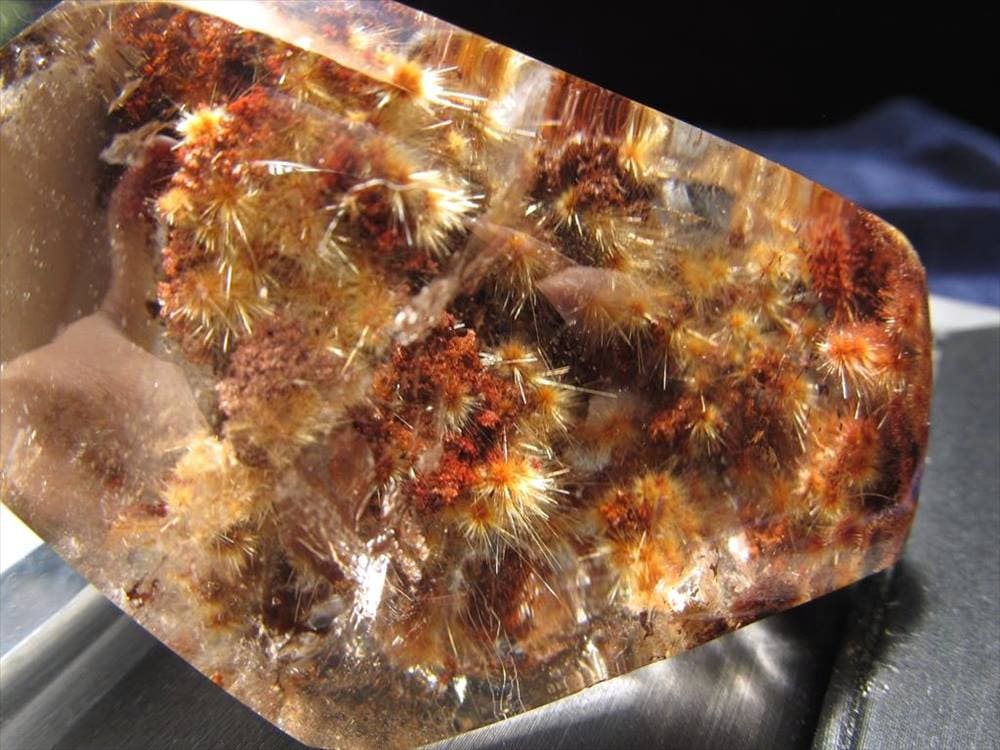 ゴールドルチル ルチルクォーツ 結晶 原石 金針