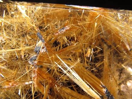 ルチル ゴールド 金針 置物 原石 金運