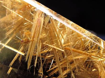 ルチル ゴールド 金針 置物 原石 金運