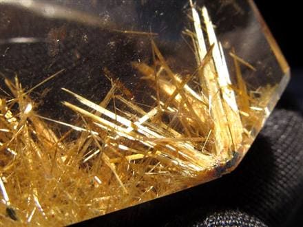 ルチル ゴールド 金針 置物 原石 金運