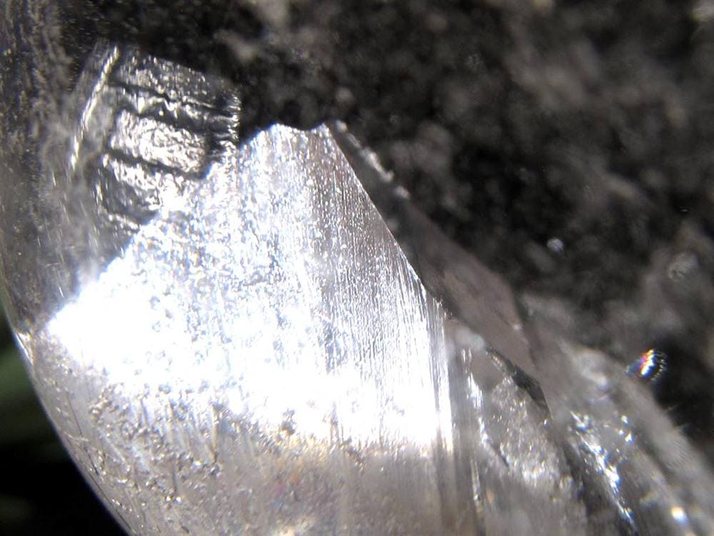 クォーツインクォーツ 丸玉 スフィア 貫入水晶 マニフェストクォーツ