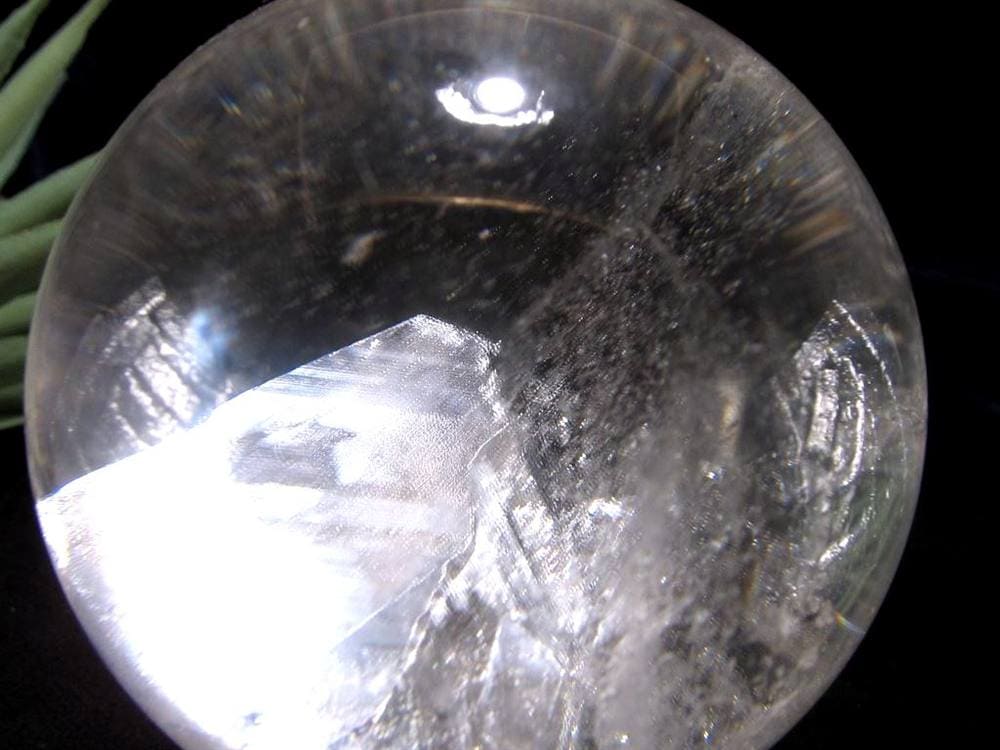 クォーツインクォーツ 丸玉 スフィア 貫入水晶 マニフェストクォーツ