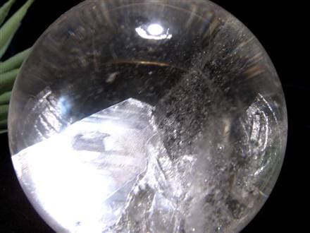 クォーツインクォーツ 丸玉 スフィア 貫入水晶 マニフェストクォーツ