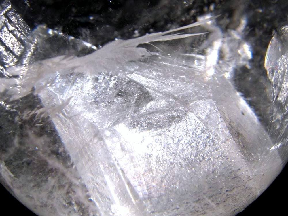 クォーツインクォーツ 丸玉 スフィア 貫入水晶 マニフェストクォーツ