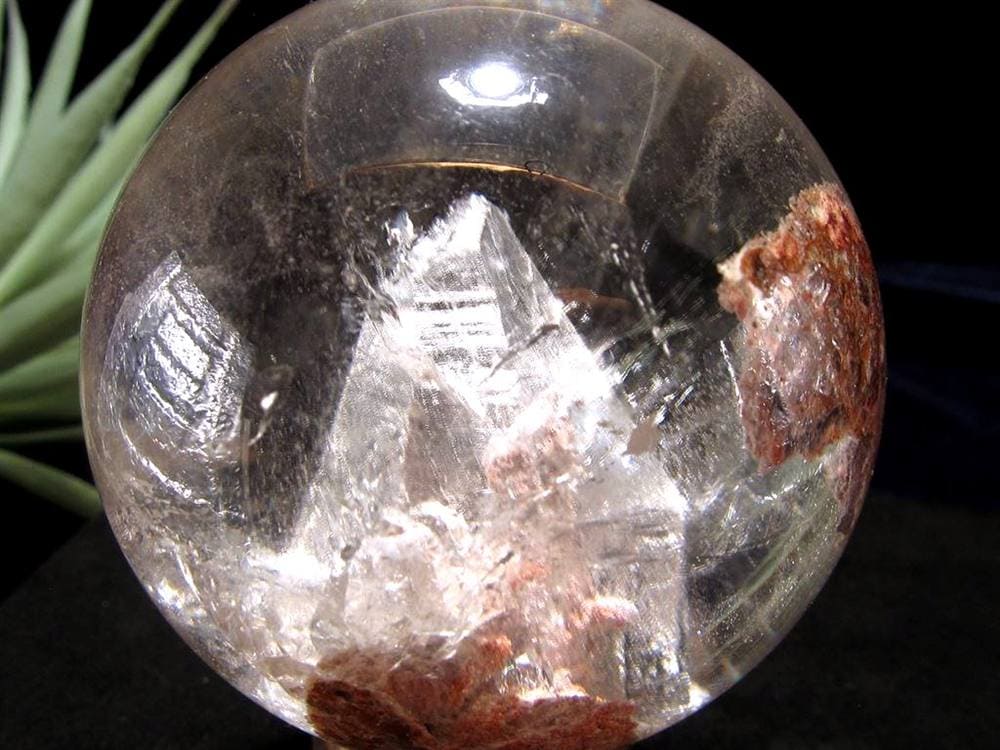 クォーツインクォーツ 丸玉 スフィア 貫入水晶 マニフェストクォーツ
