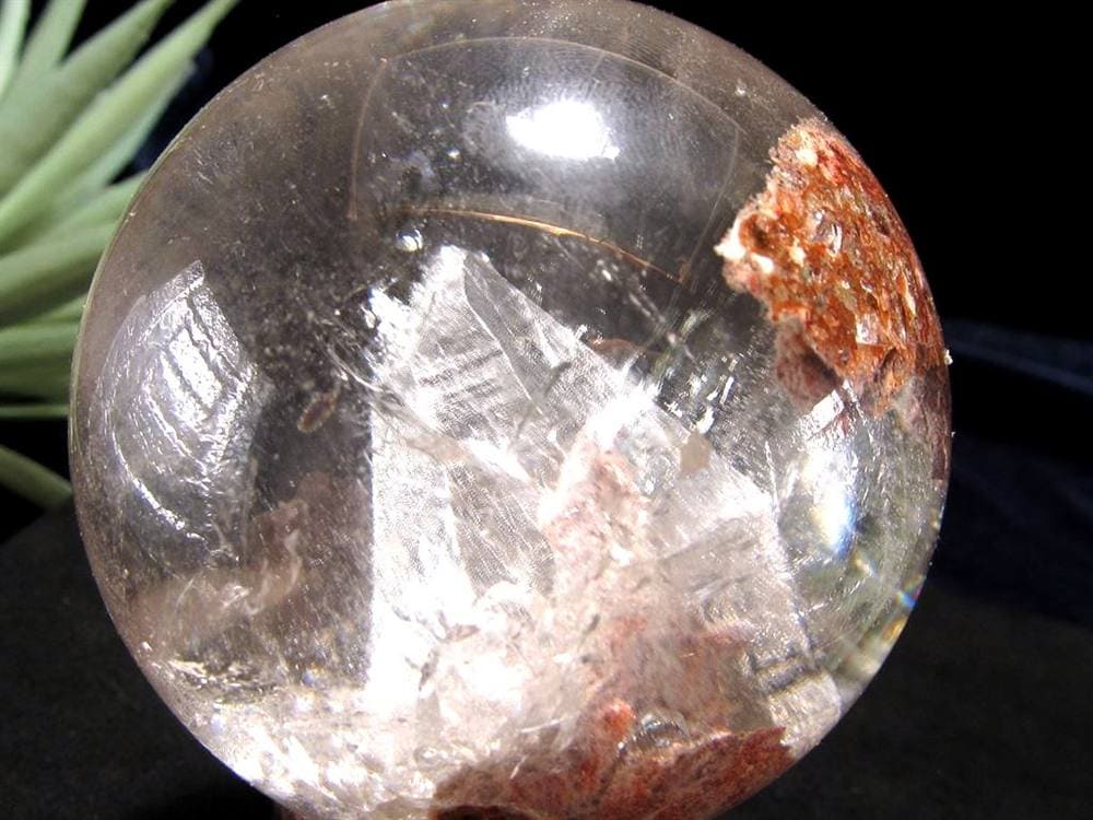 クォーツインクォーツ 丸玉 スフィア 貫入水晶 マニフェストクォーツ