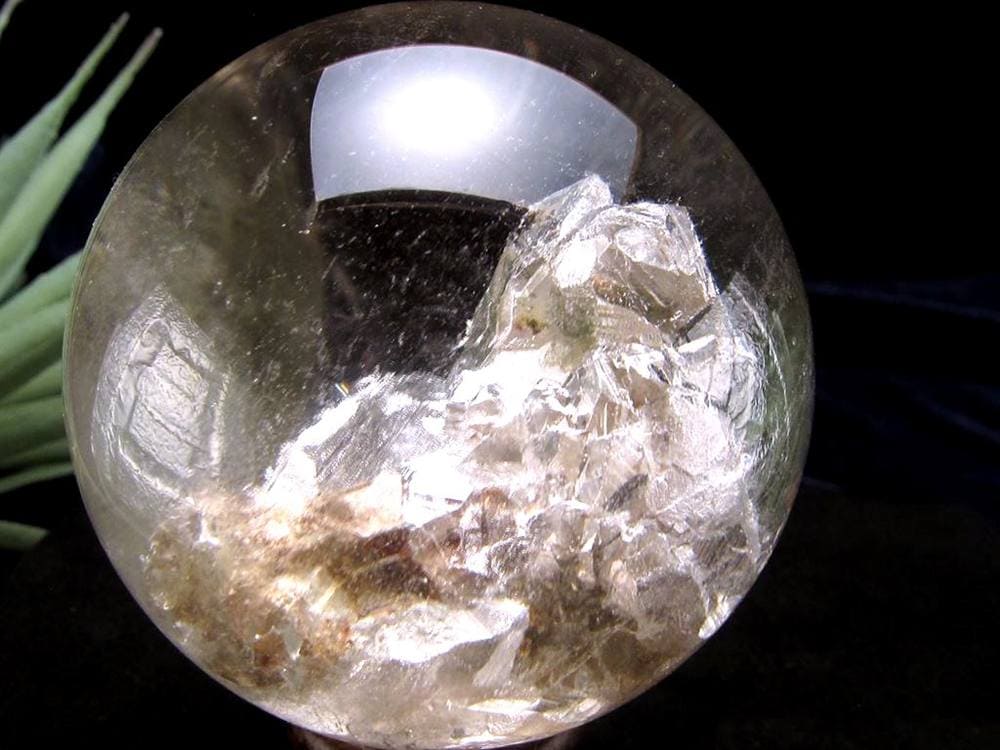 クォーツインクォーツ 丸玉 スフィア 貫入水晶 マニフェストクォーツ