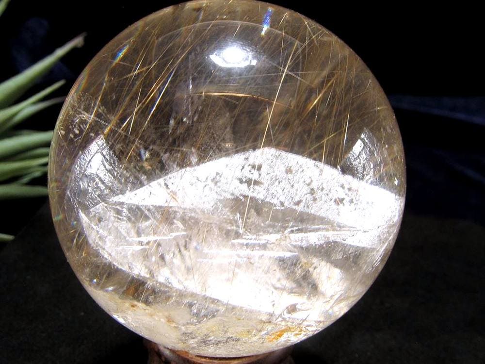 クォーツインクォーツ 丸玉 スフィア 貫入水晶 マニフェストクォーツ