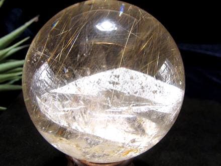 クォーツインクォーツ 丸玉 スフィア 貫入水晶 マニフェストクォーツ
