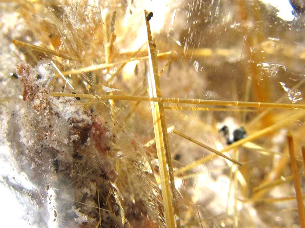 ゴールドルチルクォーツ 丸玉 スフィア 金針水晶 ルチル