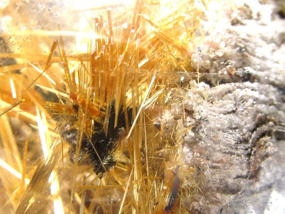 ゴールドルチルクォーツ 丸玉 スフィア 金針水晶 ルチル