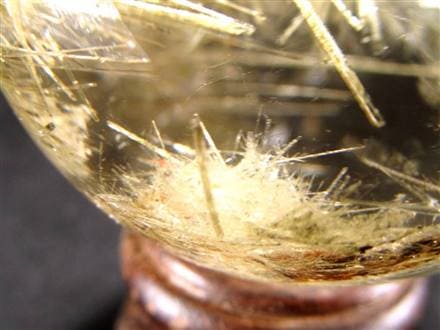 シルバールチルクォーツ 丸玉 スフィア 銀針水晶 ルチル