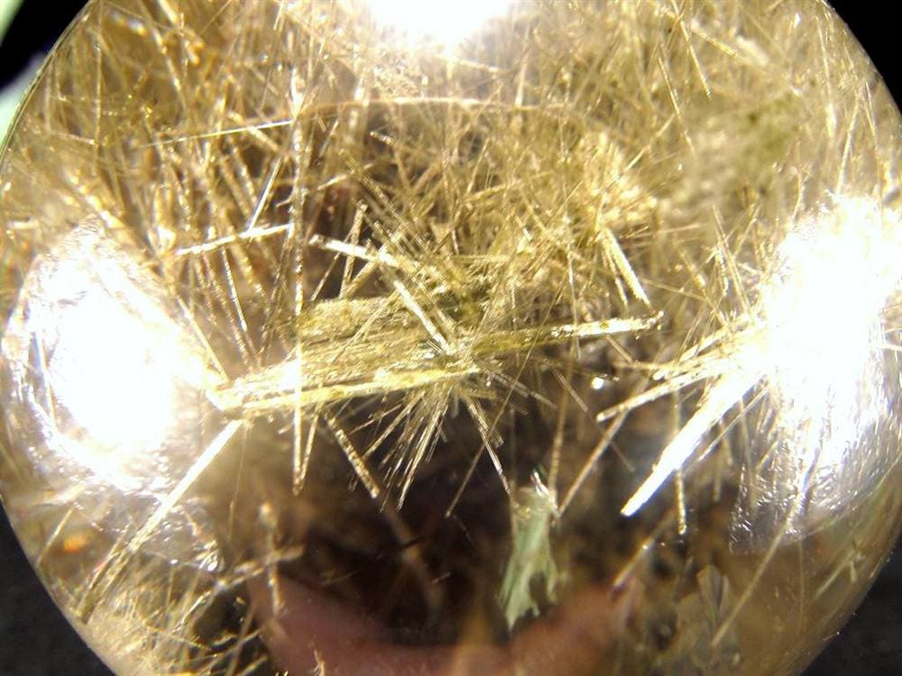 シルバールチルクォーツ 丸玉 スフィア 銀針水晶 ルチル