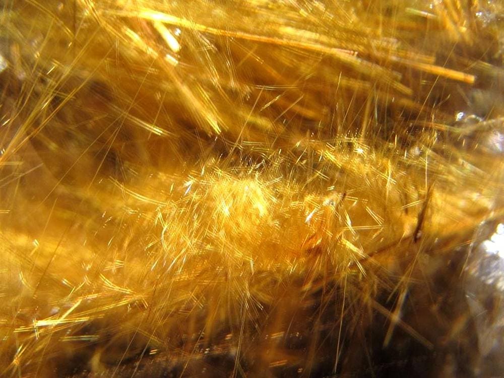 ゴールドルチルクォーツ 丸玉 スフィア 金針水晶 ルチル