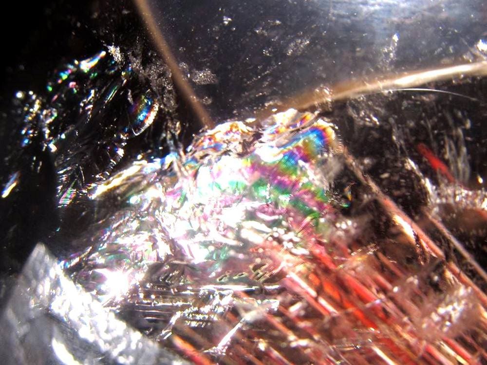 ルチルクォーツ 丸玉 スフィア 金紅石 チタニウムコッパールチル