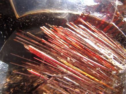 ルチルクォーツ 丸玉 スフィア 金紅石 チタニウムコッパールチル