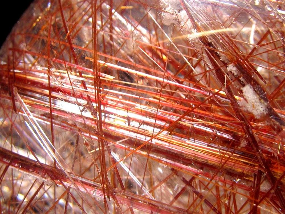 レッドルチルクォーツ 丸玉 スフィア 赤針水晶 ルチル