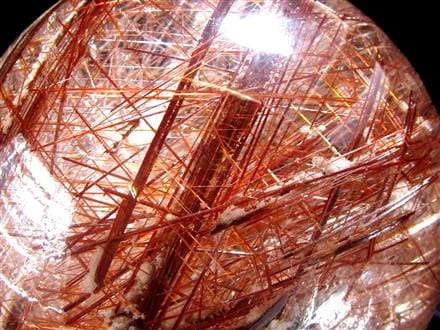 レッドルチルクォーツ 丸玉 スフィア 赤針水晶 ルチル