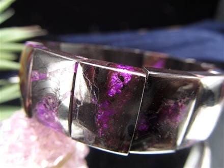 スギライト 杉石 ブレスレット 三大ヒーリングストーン リクトライト