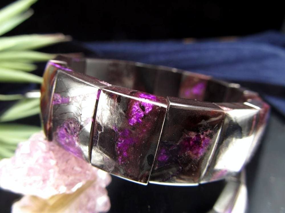 スギライト 杉石 ブレスレット 三大ヒーリングストーン リクトライト