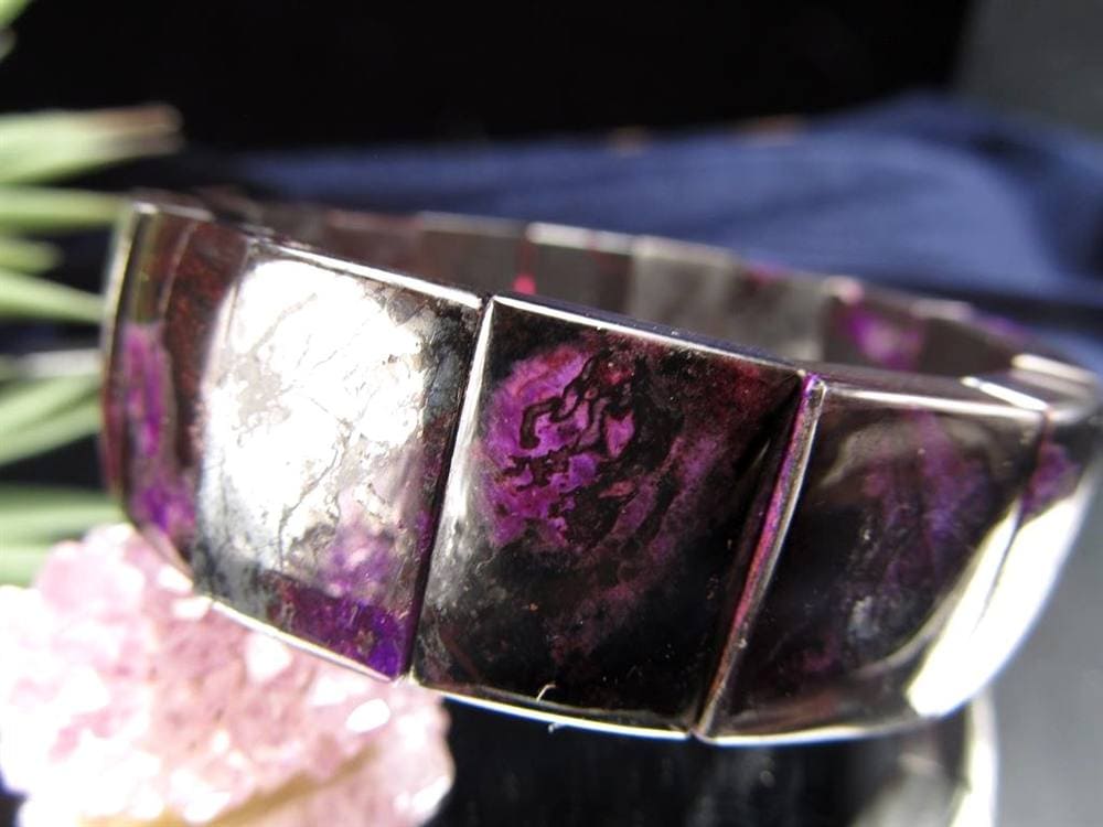 スギライト 杉石 ブレスレット 三大ヒーリングストーン リクトライト