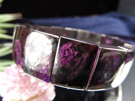 スギライト 杉石 ブレスレット 三大ヒーリングストーン リクトライト