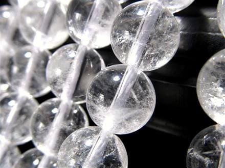 サインジ ヒマラヤ 水晶 クォーツ クリスタル 本水晶 ビーズ連 連材