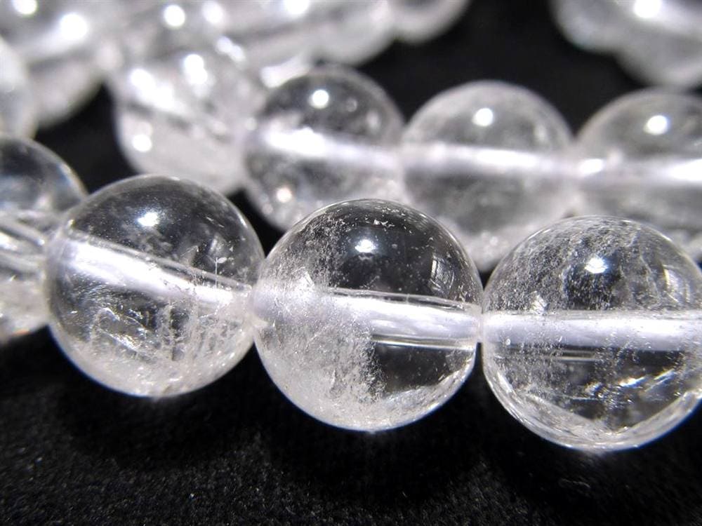 サインジ ヒマラヤ 水晶 クォーツ クリスタル 本水晶 ビーズ連 連材