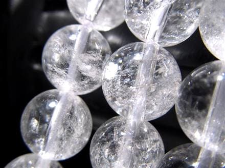 サインジ ヒマラヤ 水晶 クォーツ クリスタル 本水晶 ビーズ連 連材