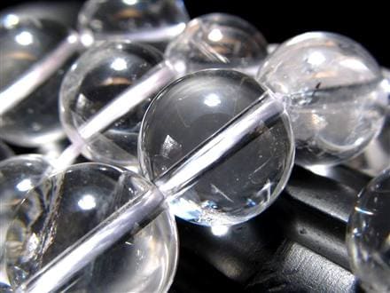 サインジ ヒマラヤ 水晶 クォーツ クリスタル 本水晶 ビーズ連 連材