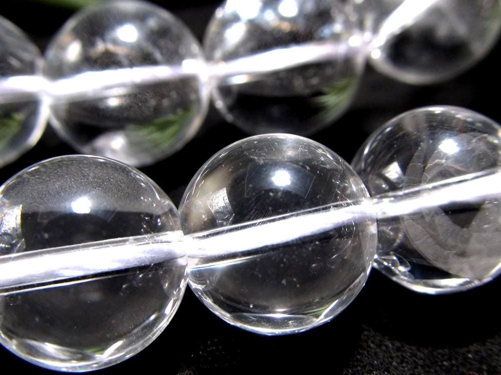 サインジ ヒマラヤ 水晶 クォーツ クリスタル 本水晶 ビーズ連 連材