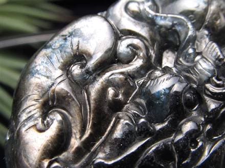 シルバーシーン ベリル 龍神 彫刻 タンブル