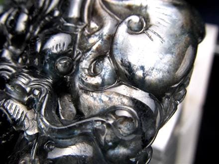 シルバーシーン ベリル 龍神 彫刻 タンブル