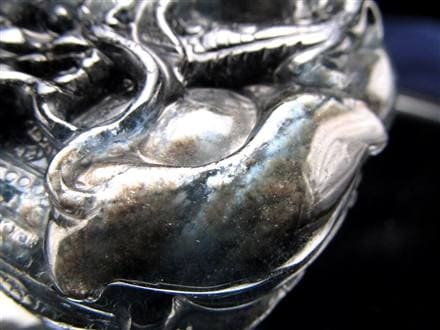 シルバーシーン ベリル 龍神 彫刻 タンブル