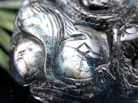 シルバーシーン ベリル 龍神 彫刻 タンブル