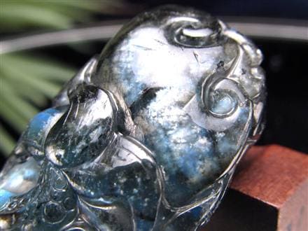 シルバーシーン ベリル 龍神 彫刻 タンブル