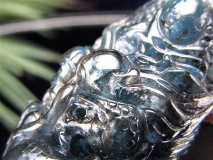 シルバーシーン ベリル 龍神 彫刻 タンブル