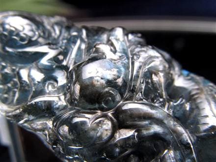 シルバーシーン ベリル 龍神 彫刻 タンブル