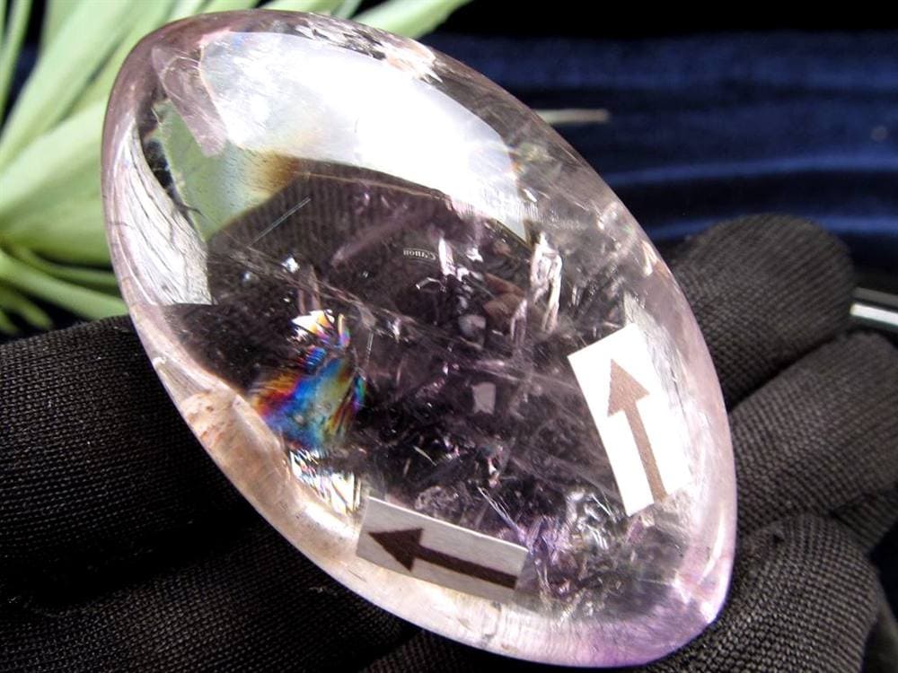 スーパーセブン 水入り水晶 タンブル ゲーサイト レピドクロサイト