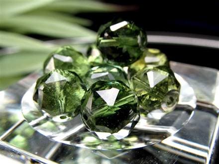 モルダバイト モルダウ石 ブレスレット 鑑別書付属 本物