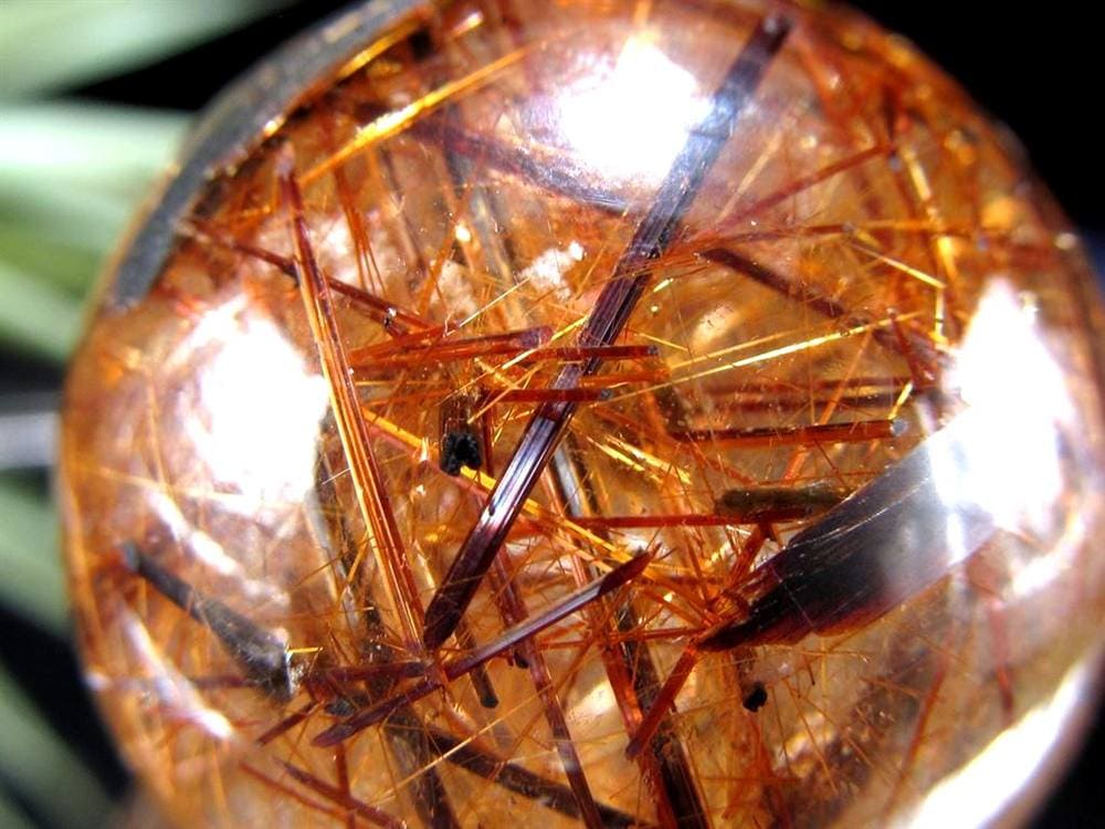 タイガールチルクォーツ 丸玉 スフィア ルチルレイテッドクォーツ ルチル