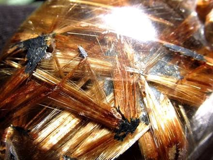 タイガールチルクォーツ アンティークゴールドルチルクォーツ 龍亀 ロングイ 水晶 彫刻 置物 財運 瑞獣